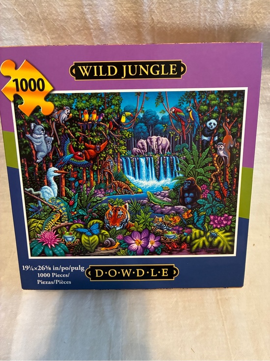 Dowdle Other - Wild Jungle 1000 Piece Dowdle Puzzle Colorful Jungle Scene